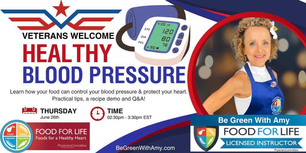 FREE Class! Healthy Blood Pressure- Class for Veterans. Public Also Welcome!